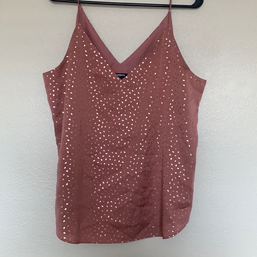 NWOT metallic express  top size large